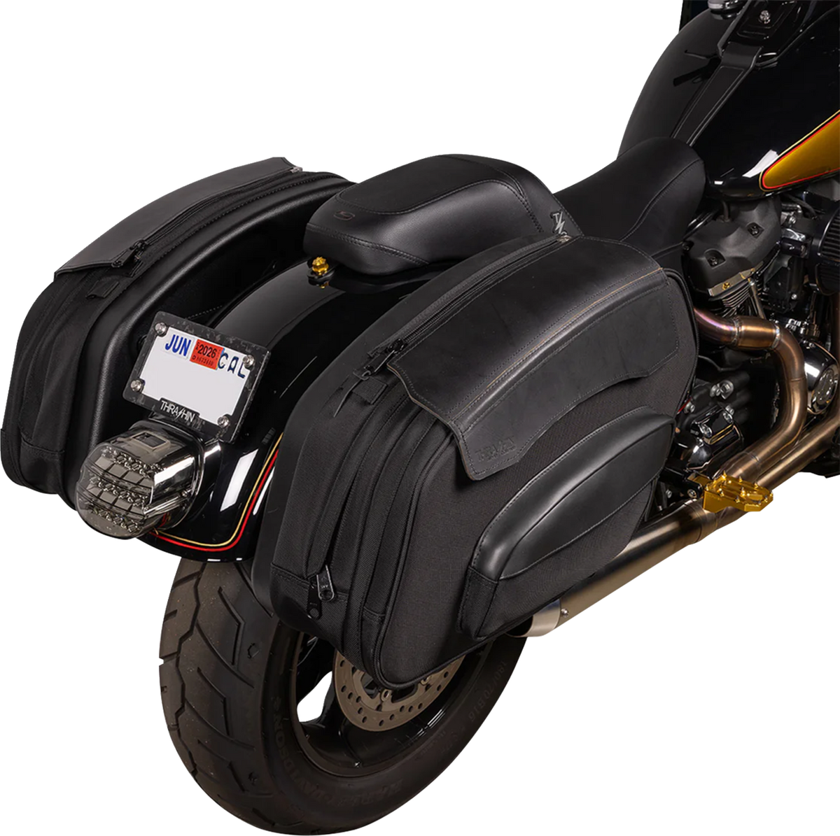 Thrashin Supply Co. Sport Saddlebags for 1998-2026 Harley-Davidson Softail / Dyna