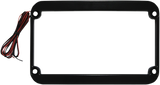 Klock Werks The One Rear Fender Lighted License Frame - Black