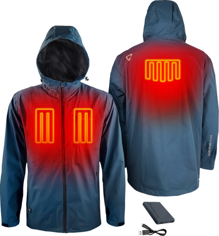 Gerbing Heated Clothing Mens 5V Heated Rain Coat