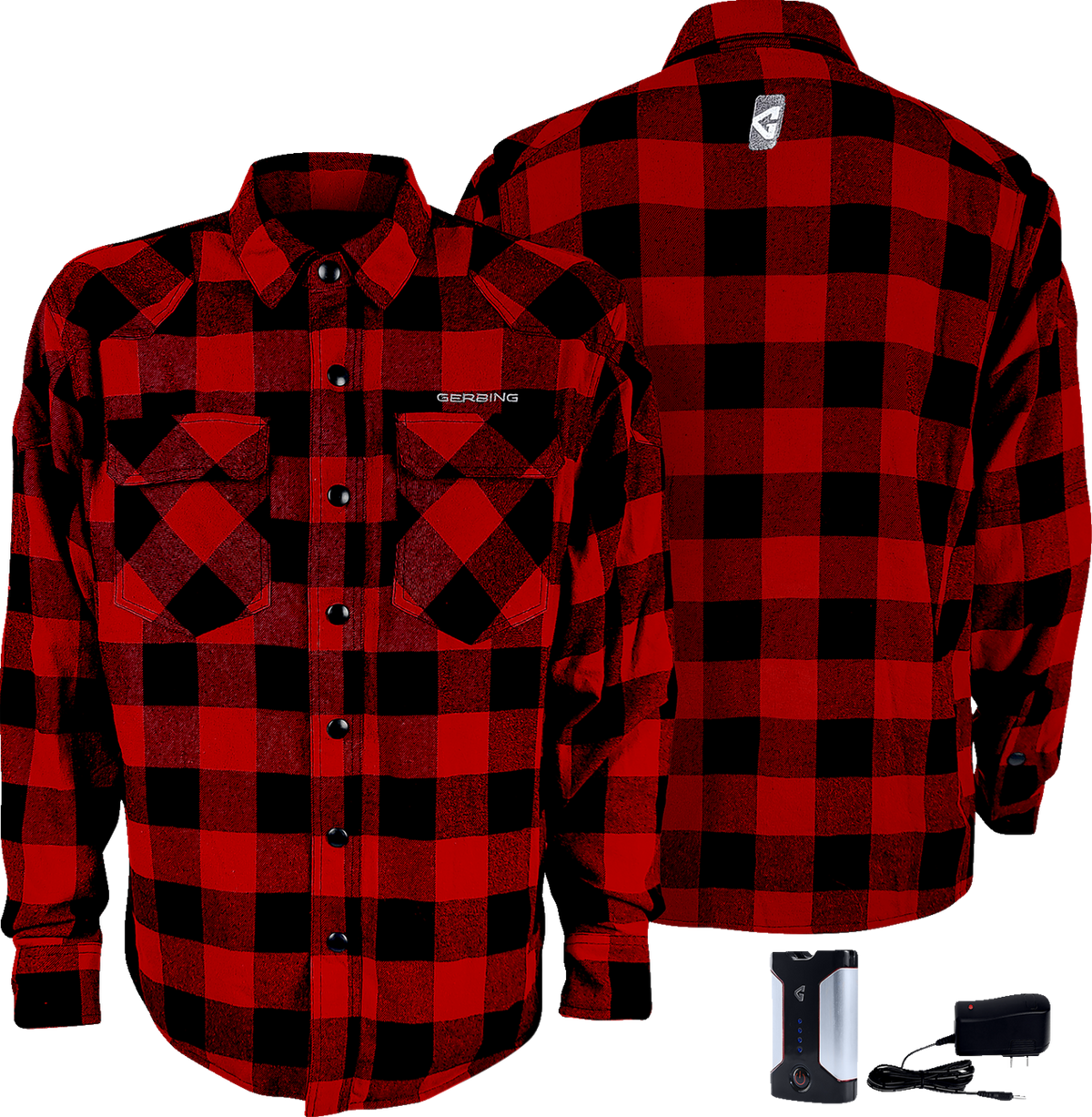 Gerbing Heated Clothing 7V Battery Powered Heated Flannel Shirt