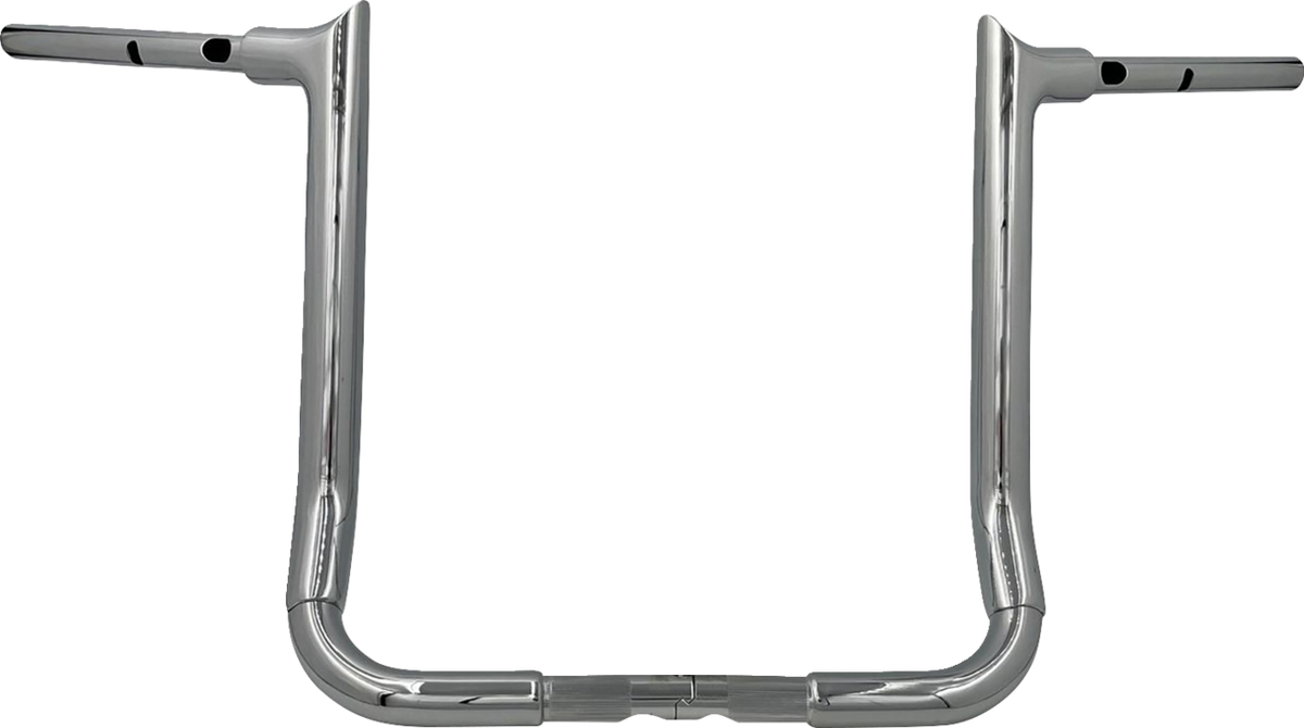 FBI 1-1/2" EZ Pointed Top Handlebars for 24-25 FLHX, 23-25 FLHXSE, 25 FLHXU - Chrome / 16"