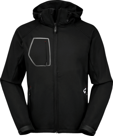 Gerbing Heated Clothing Mens 7V Torrid Softshell Heated Jacket 2.0 - Black