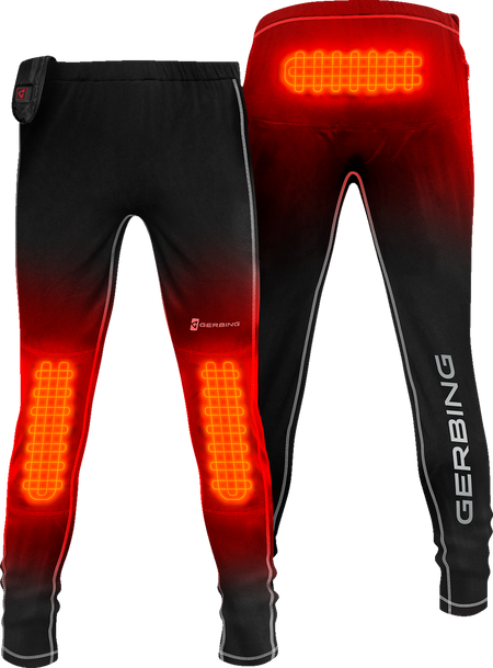 Gerbing Heated Clothing Womens 7V Battery Powered Heated Base Layer Pants - Black