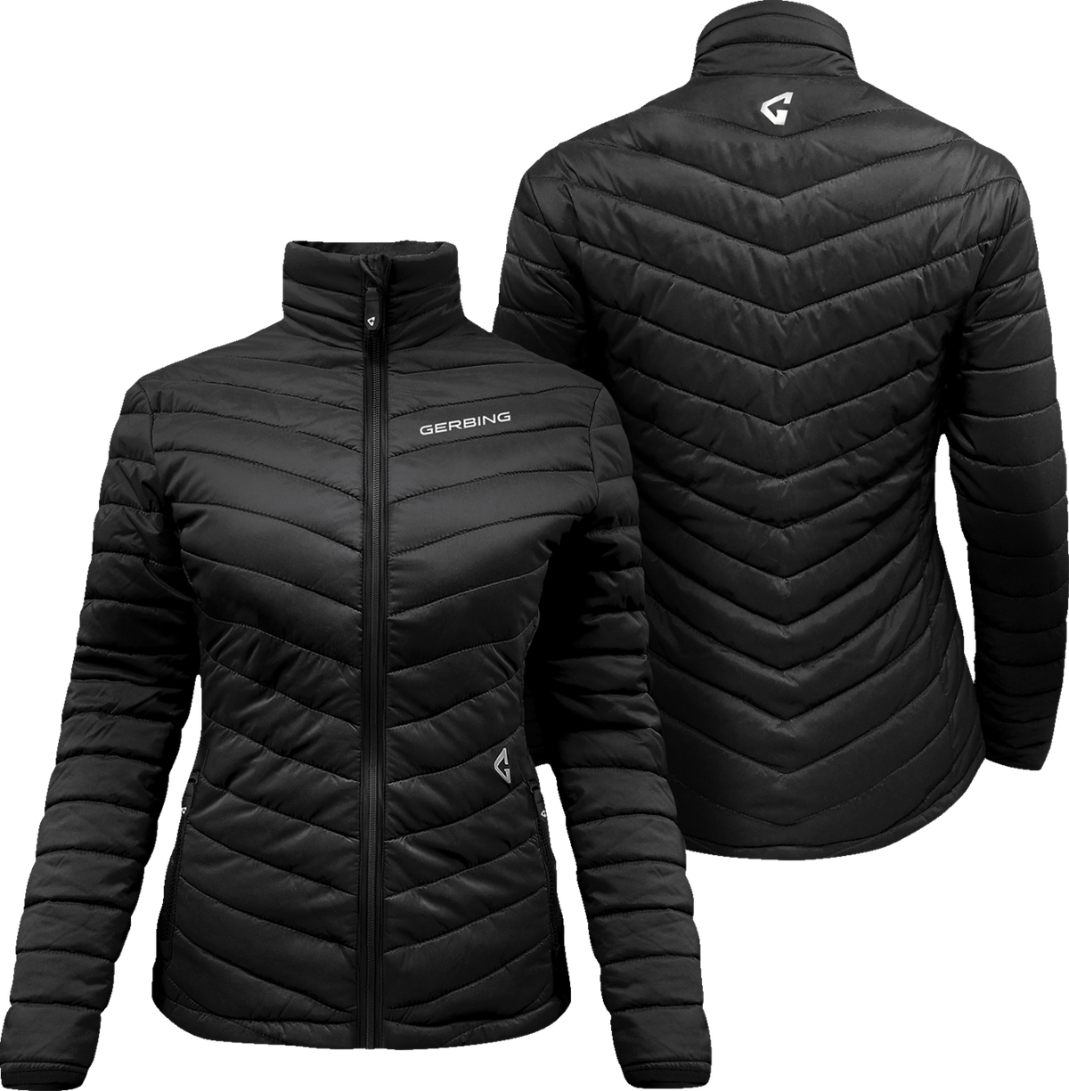 Gerbing Heated Clothing Womens 7V Khione Insulated Heated Puffer Jacket 2.0 - Black