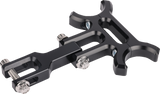Thrashin Supply Co. Gauge Relocation Bracket - Black