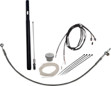 FBI Fat Baggers Control Installation Kit for 2014-2023 Harley-Davidson Touring - FLH/X '21-'23 / Braided / +8"