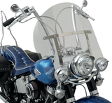 Klock Werks Flare Billboard Windshield for 86-17 FLSTC/FLSTF/FLSTN Softail - Clear / 17"