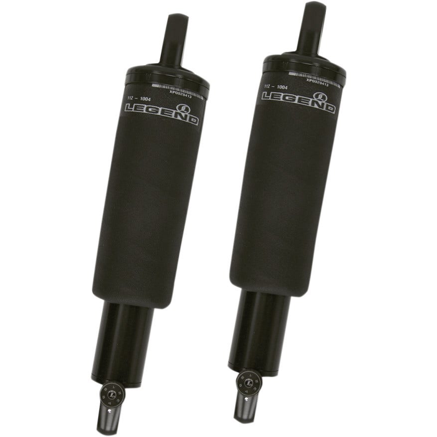 Legend Black Adjustable Aero Rear Air Ride Shocks Suspension Harley XL 04-13