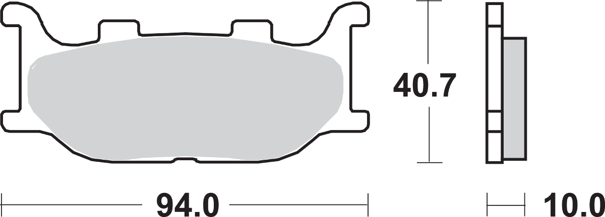 SBS Street Excel Sintered Brake Pads for Select 1983-2026 Yamaha Models