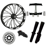 RC Components 23" Wheel Tire Rotor w/ Raked Triple Trees Lowers & Sliders