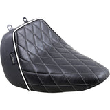 Le Pera Black Bare Bones Solo Seat Harley M8 Softail Fat Boy 18-23