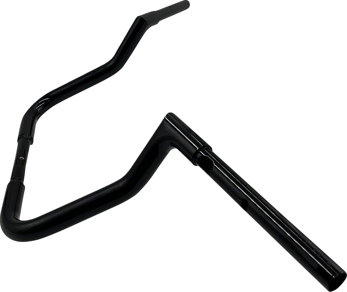 FBI Fat Baggers 1-1/4" EZ Flat Top Handlebars for Harley-Davidson FLH/X '23-'26 - Black / 11"