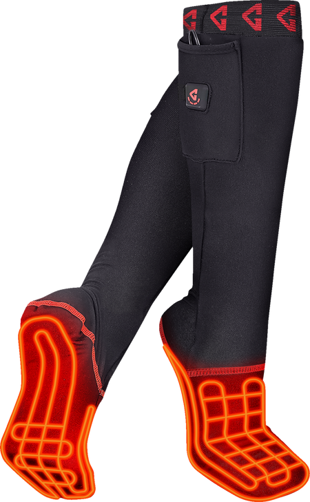 Gerbing Heated Clothing 7V Battery Powered Heated Sock Liners