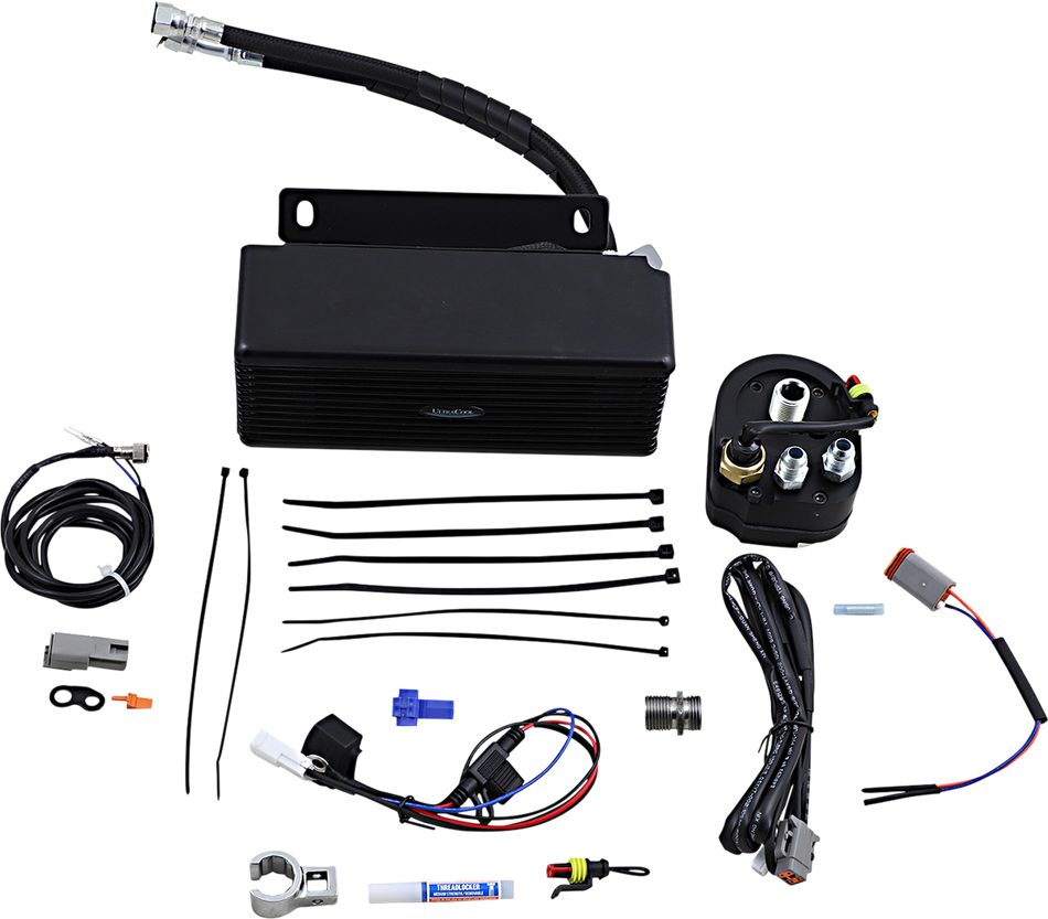 UltraCool RF-2 S&S T-Series 3.0 Below Regulator Mount Oil Cooler Kit for 2009-2016 Harley-Davidson Touring & Trike