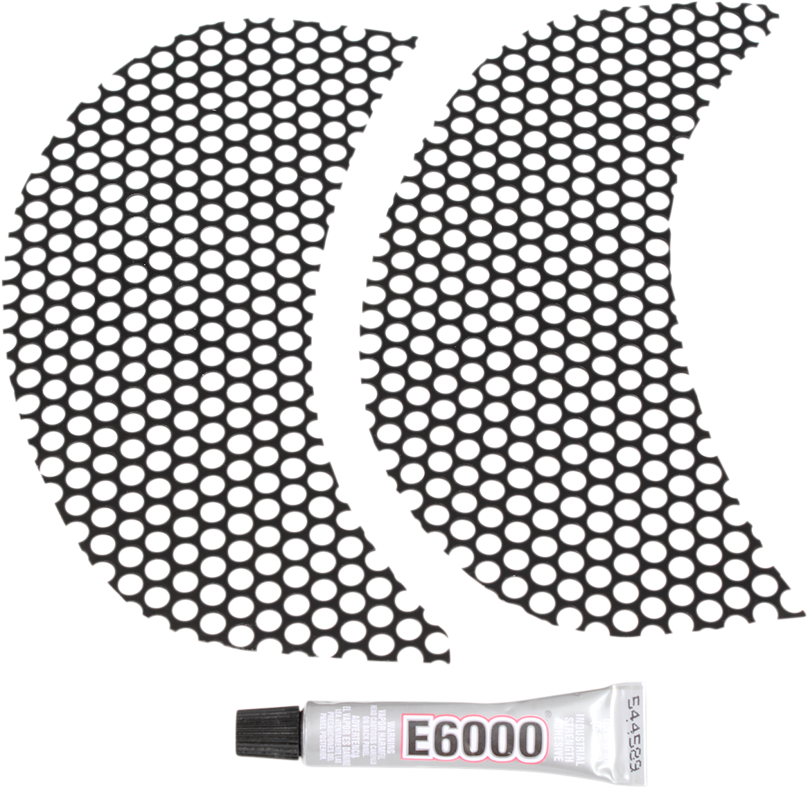 Klock Werks Fairing Vent Screen - Black / Round - FLTR