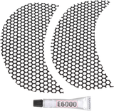 Klock Werks Fairing Vent Screen - Black / Round - FLTR