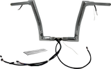 FBI Fat Baggers Wired 1-1/2" Flat Top Handlebar Kits for FLTR '16-'20 - 12"