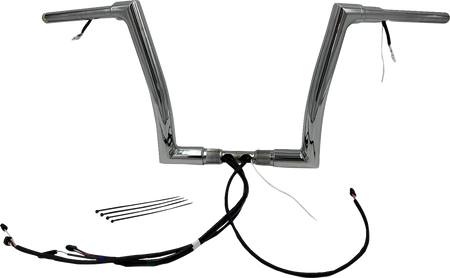 FBI Fat Baggers Wired 1-1/2" Flat Top Handlebar Kits for FLTR '16-'20 - 12"
