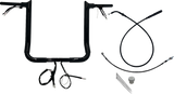 FBI Fat Baggers Wired 1-1/2" Pointed Top Handlebar Kits for FLH/X '23-'26 - Black