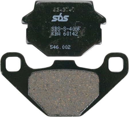 SBS Street Ceramic Organic Brake Pads for Select 1973-2024 Suzuki Models