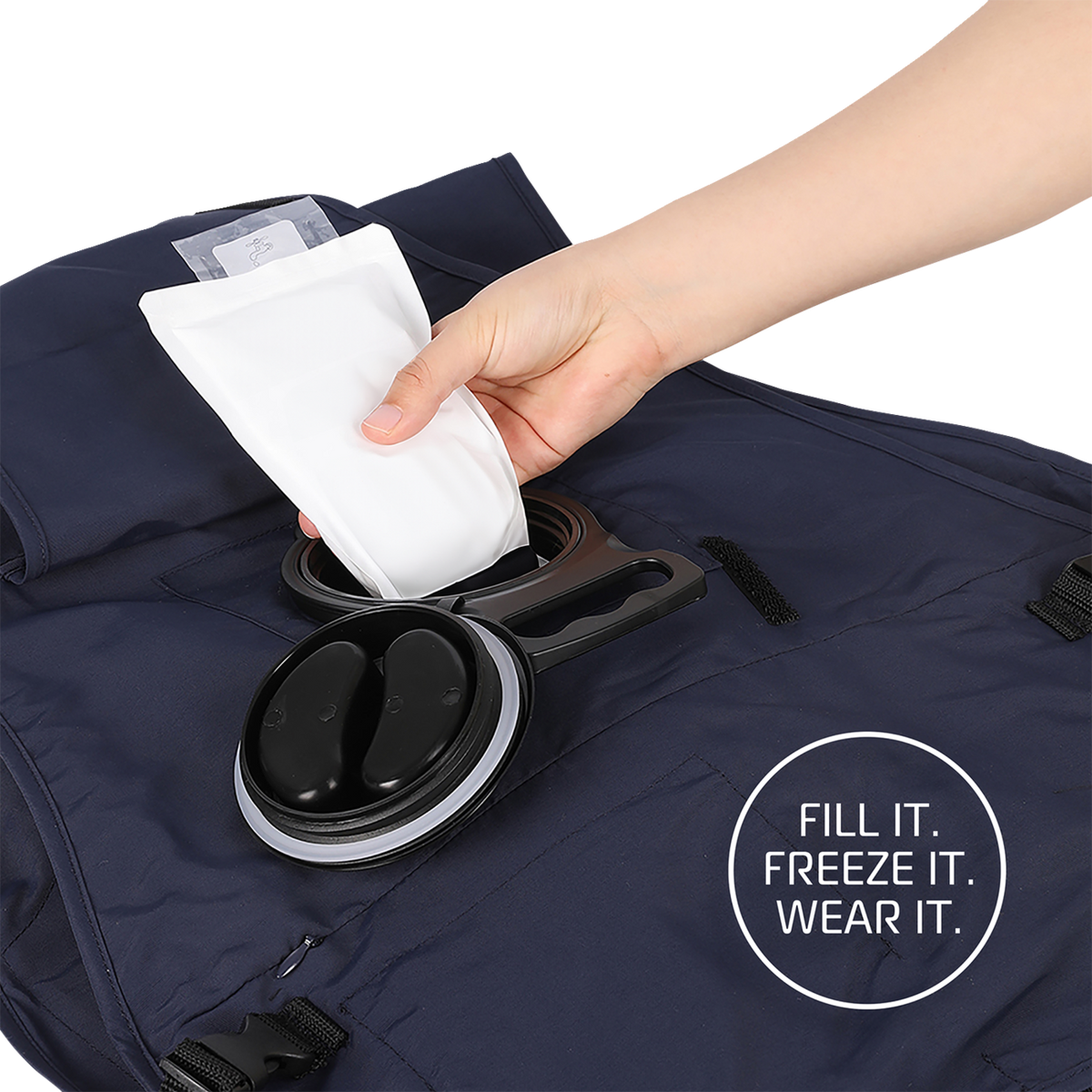 Gerbing Heated Clothing 5V Touch Button Circulatory Cooling Vest - Blue