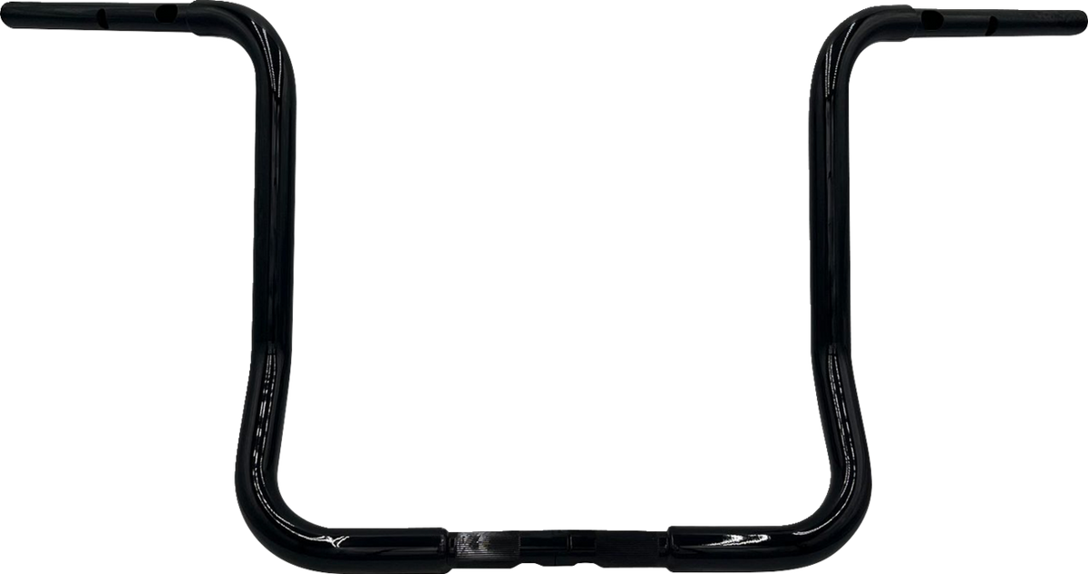FBI Fat Baggers 1-1/4" EZ Round Top Handlebars for Harley-Davidson FLH/X '23-'26 - Black / 16"