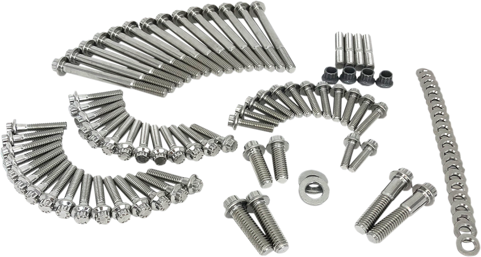Feuling 12-Point External Engine Fastener Kit for 1999-2024 Harley-Davidson Touring / Softail / Dyna