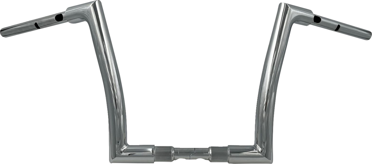FBI Fat Baggers 1-1/2" EZ Flat Top Handlebars for 24-25 FLTRX, 23-25 FLTRXSE - Chrome / 12"