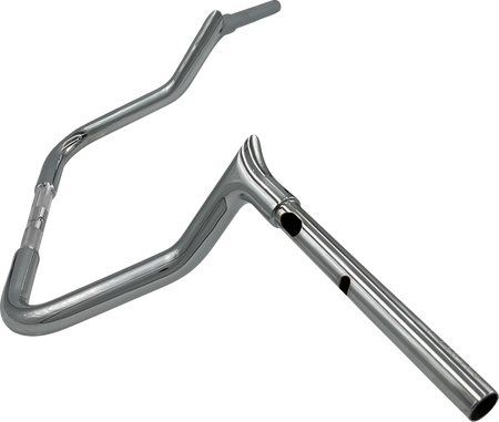 FBI Fat Baggers 1-1/4" EZ Pointed Top Handlebars for FLH/X '23-'26 - Chrome / 11"