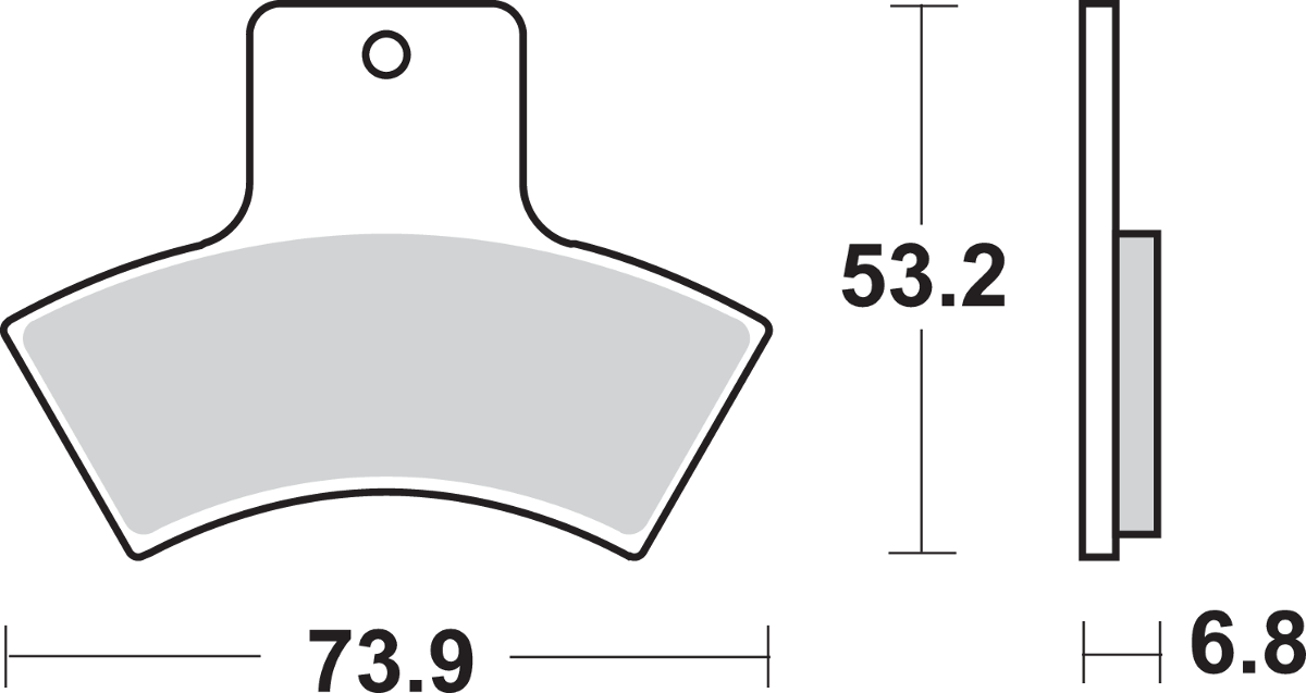 SBS SI Off-Road Sintered Brake Pads for Select 1983-2026 Models