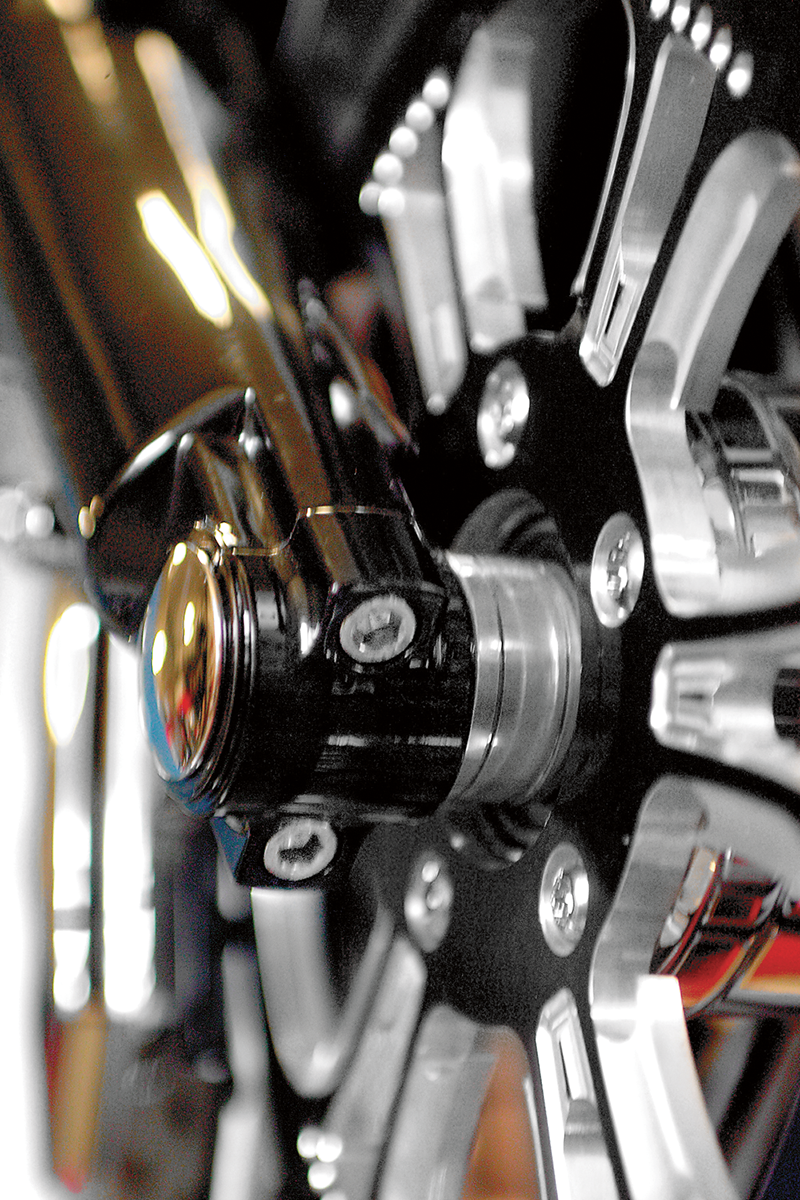 Klock Werks Lower Fork Leg Axle Caps for Harley-Davidson