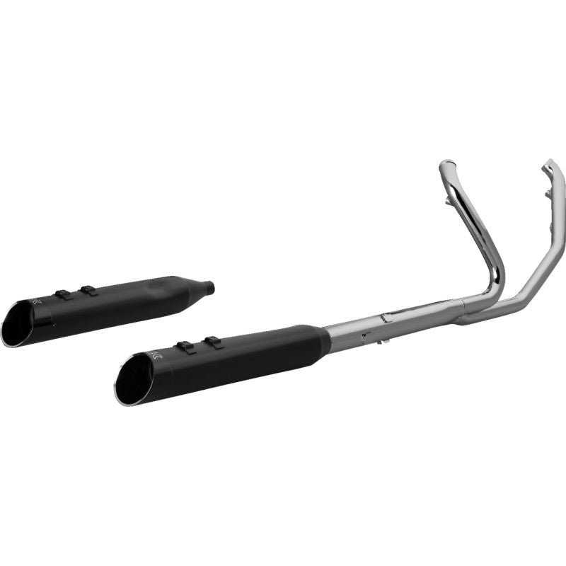 M8ツーリング KHROMEWERKS 美品 重低音 Khrome Werks 2:2 Icon-SR Exhaust System for Harley Touring M8