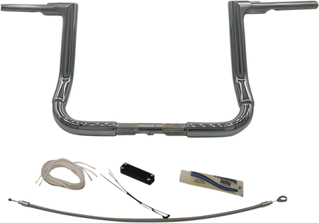 FBI Fat Baggers 1-1/2" EZ Flat Top Handlebar Kits for FLH/X '08-'13 -