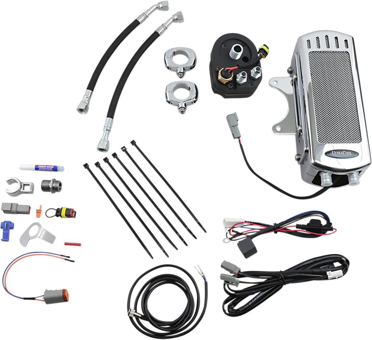 UltraCool SMT-1 S&S T-Series 3.0 Side Mount Oil Cooler Kit for 1999-2006 Harley-Davidson Touring
