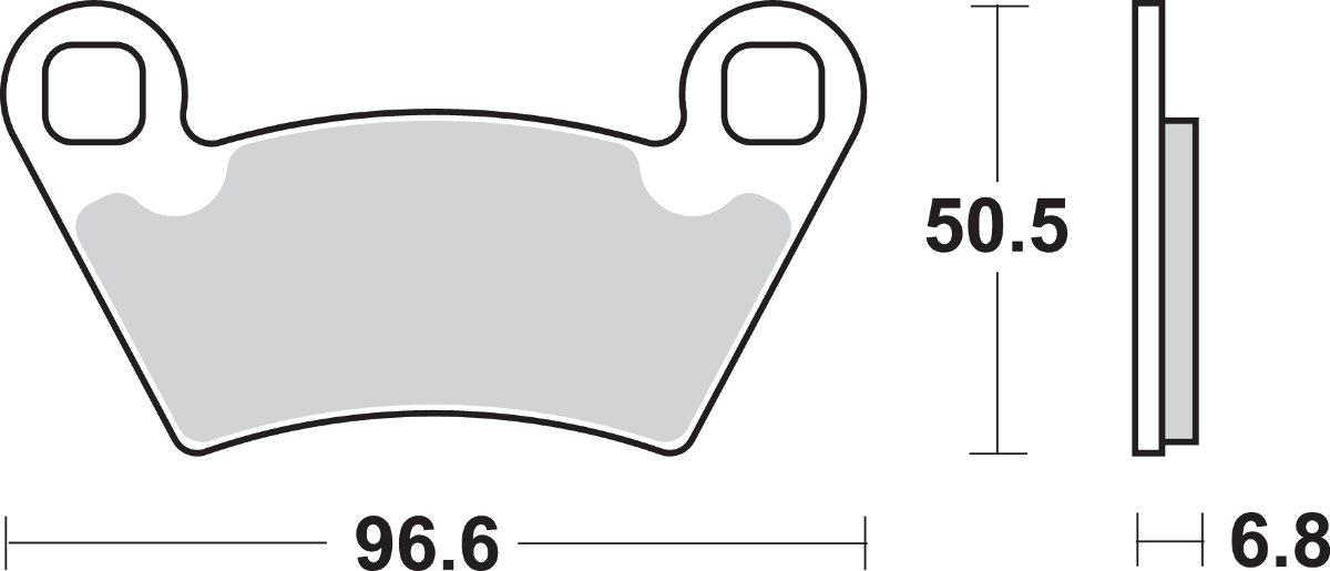 SBS SI Off-Road Sintered Brake Pads for Select 1983-2026 Models