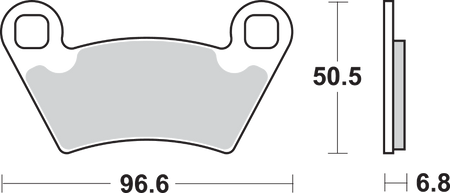 SBS SI Off-Road Sintered Brake Pads for Select 1983-2026 Models