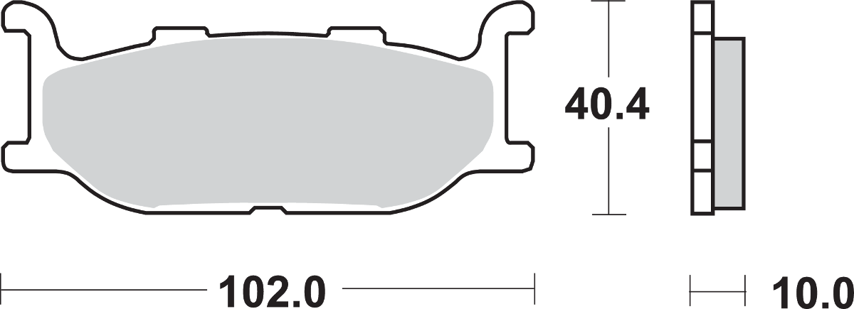 SBS Street Excel Sintered Brake Pads for Select 1983-2026 Yamaha Models