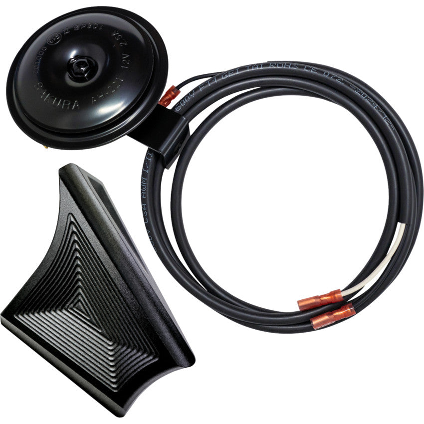 Kodlin USA KUS25853 Vektor Horn Relocation Kit - Gloss Black - Harley Davidson