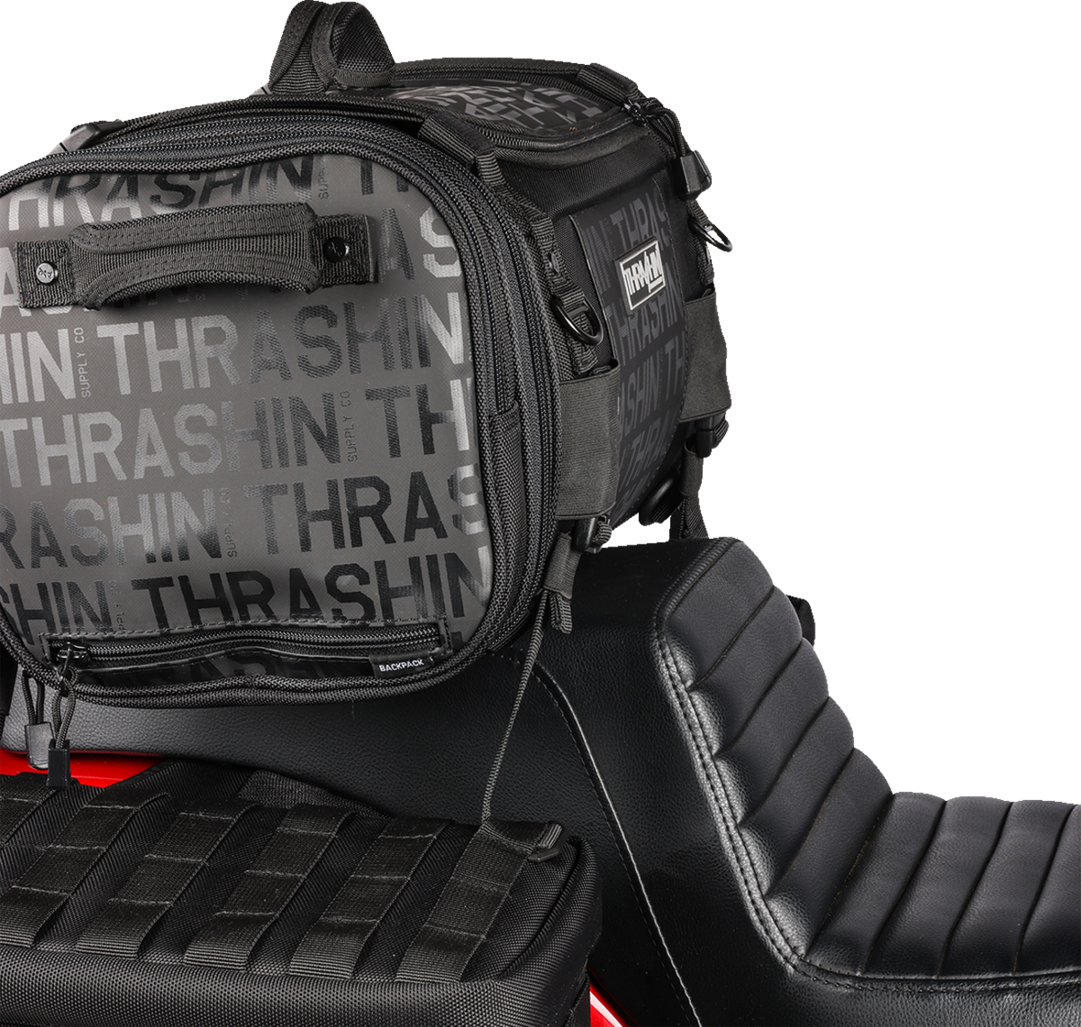 Thrashin Supply Co. Bag/Luggage Strap Kit - Black