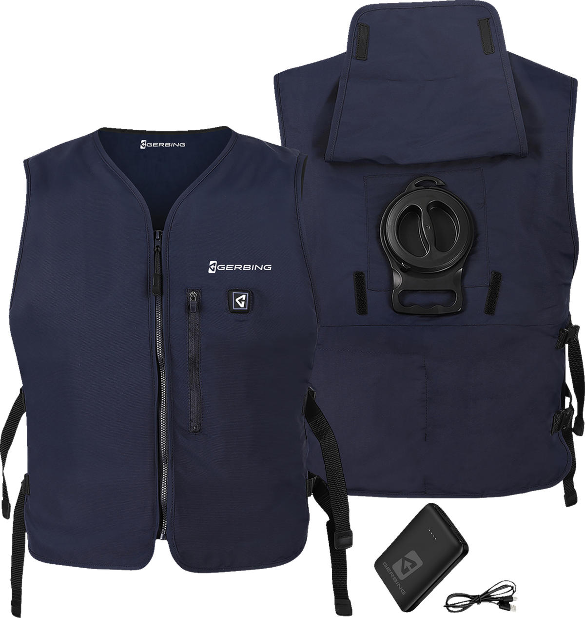 Gerbing Heated Clothing 5V Touch Button Circulatory Cooling Vest - Blue
