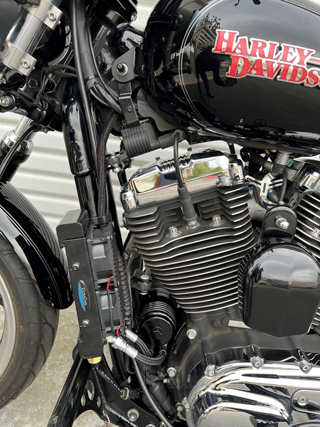 UltraCool SMSP-2 3.0 Side Mount Oil Cooler Kit with Fan for 2004-2022 Harley-Davidson Sportster