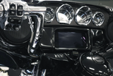 FBI EZ Install Upper Clutch Kit - Full Length for 2015-2026 H-D Touring - FLTR '15-'26 / Braided Stainless Steel/Chrome / 16"