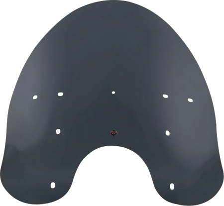 Klock Werks Flare Billboard Windshield for 86-17 FLSTC/FLSTF/FLSTN Softail - Dark Smoke / 20"