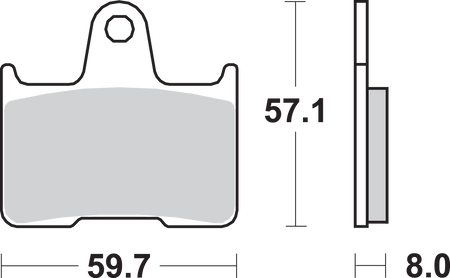 SBS Street Excel Sintered Brake Pads for Select 1977-2026 Honda Models