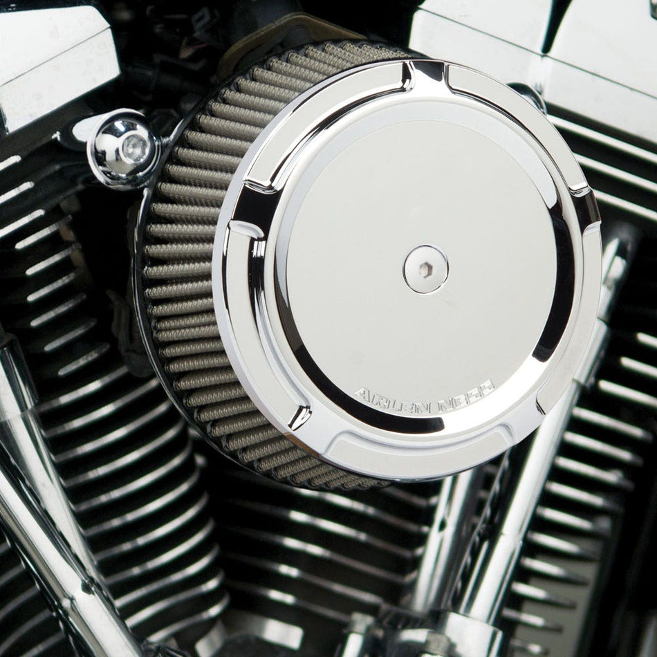 Arlen Ness Chrome Big Sucker Stage I Air Cleaner w/ Beveled Cover 91-17 XL