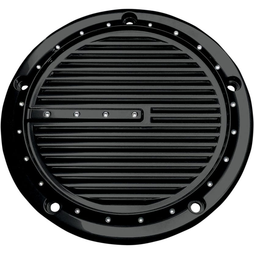 Covingtons Gloss Black Dimpled CNC Machined Derby Cover Harley 15-17 Dressers