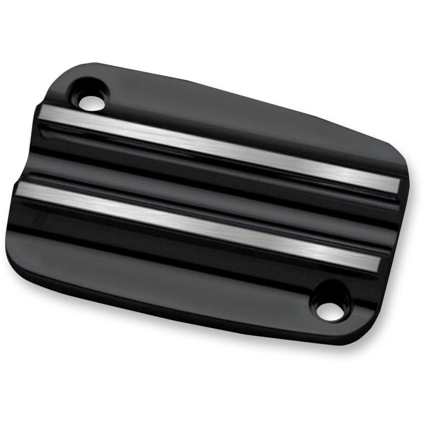 Covingtons Customs Black Finned Front Clutch Master Cylinder Cover Harley 17-Up