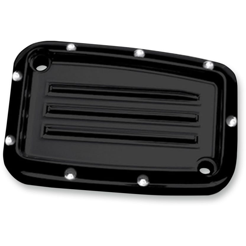 Covingtons Customs Black Dimpled Front Clutch Master Cylinder Cover Harley 17-19