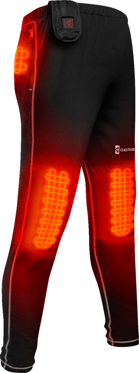 Gerbing Heated Clothing Womens 7V Battery Powered Heated Base Layer Pants - Black