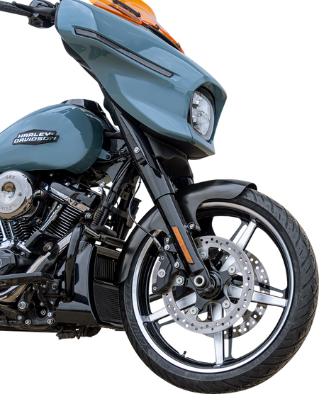 Klock Werks Hugger Series Front Fender - HD Touring '23-'25 / PB / 21"